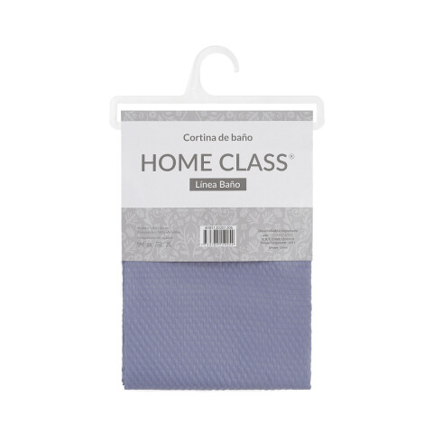 Cortina de Baño Home Class Dobby con Argollas 180 x 180 cm AZUL