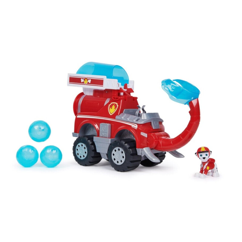 PAW Patrol Jungle Pups - Camión de bomberos de elefante Marshall con lanzador de proyectiles PAW Patrol Jungle Pups - Camión de bomberos de elefante Marshall con lanzador de proyectiles