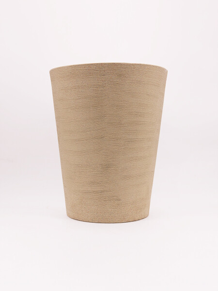MACETERO CONO ARENA BEIGE
