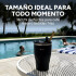 Vaso Termico Acero Inoxidable Aislante C/ Pajita 360ml Color Negro