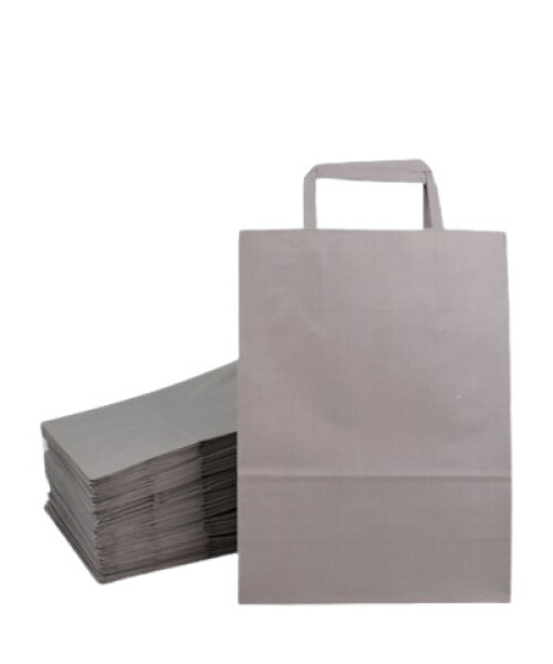 Pack x 50 - bolsa lisa 22x10x30 cm. GRIS SOMBRA