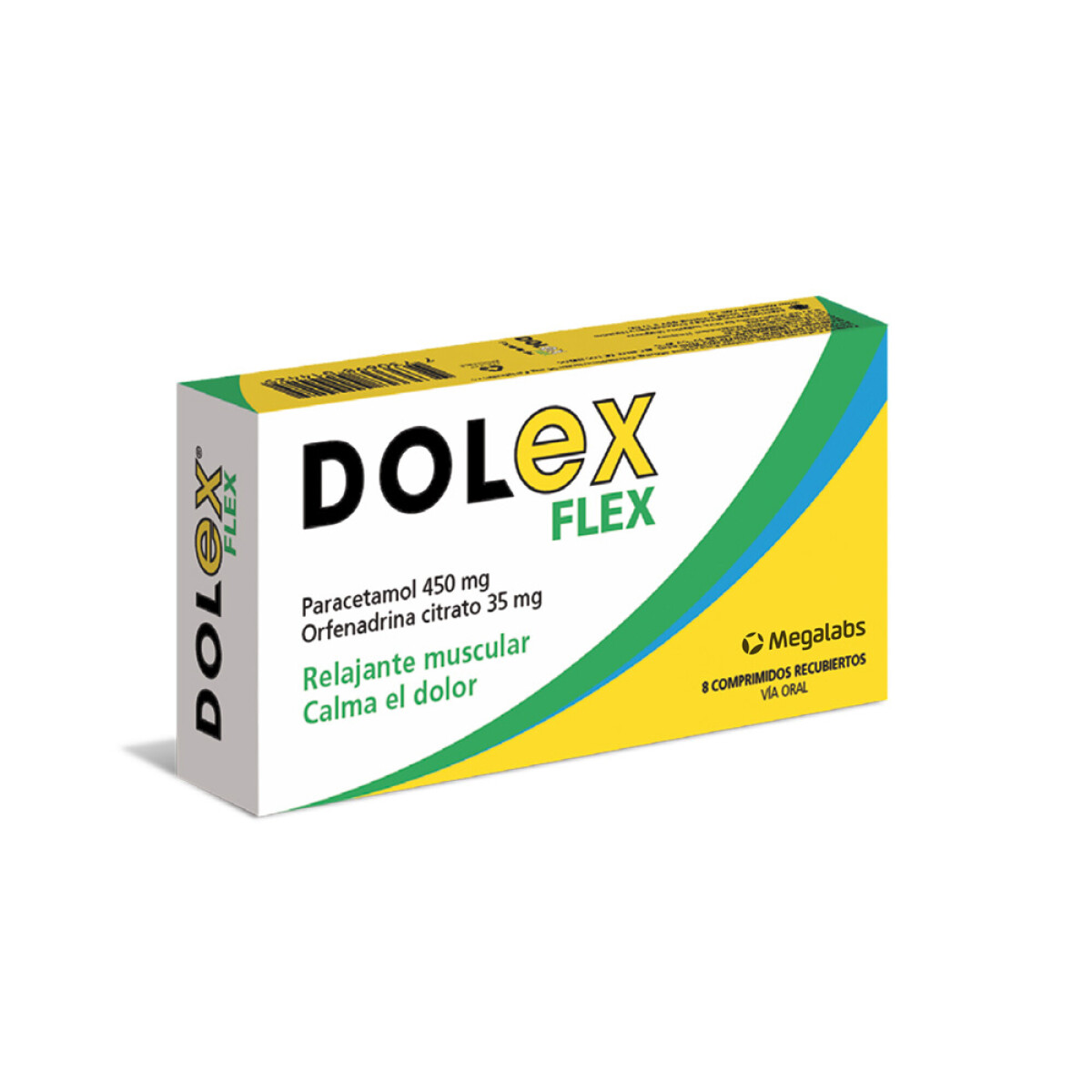 Analgésico Dolex Flex 8 Comprimidos 