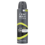 DOVE DEO SPRAY CARE SPORT MEN FR. X 150 única