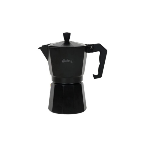 Cafetera italiana de aluminio Negra 6 tzas Hudson Cafetera Italiana De Aluminio Negra 6 Tzas Hudson