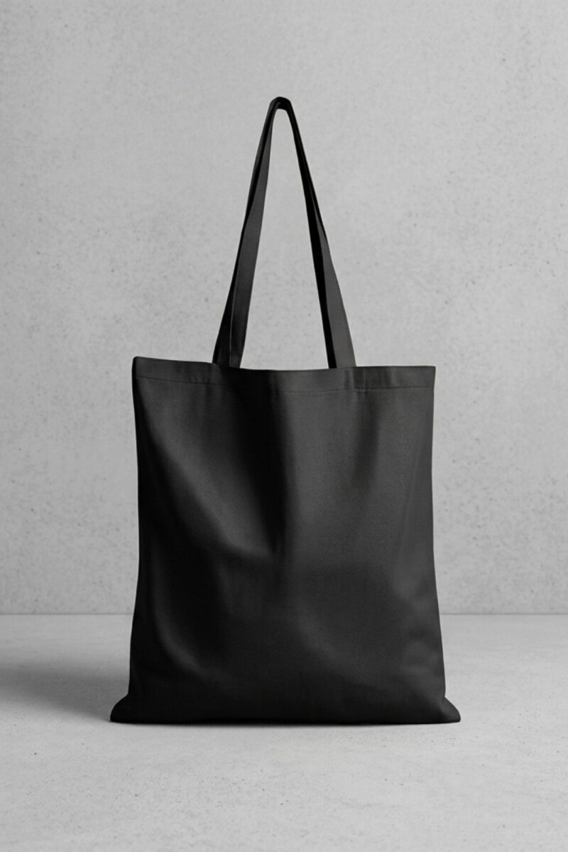 Bolsa de algodón 38 x 42 cm - Negro 