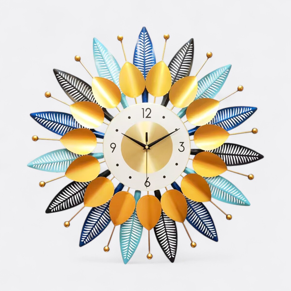 Reloj De Pared Flechas Azules 