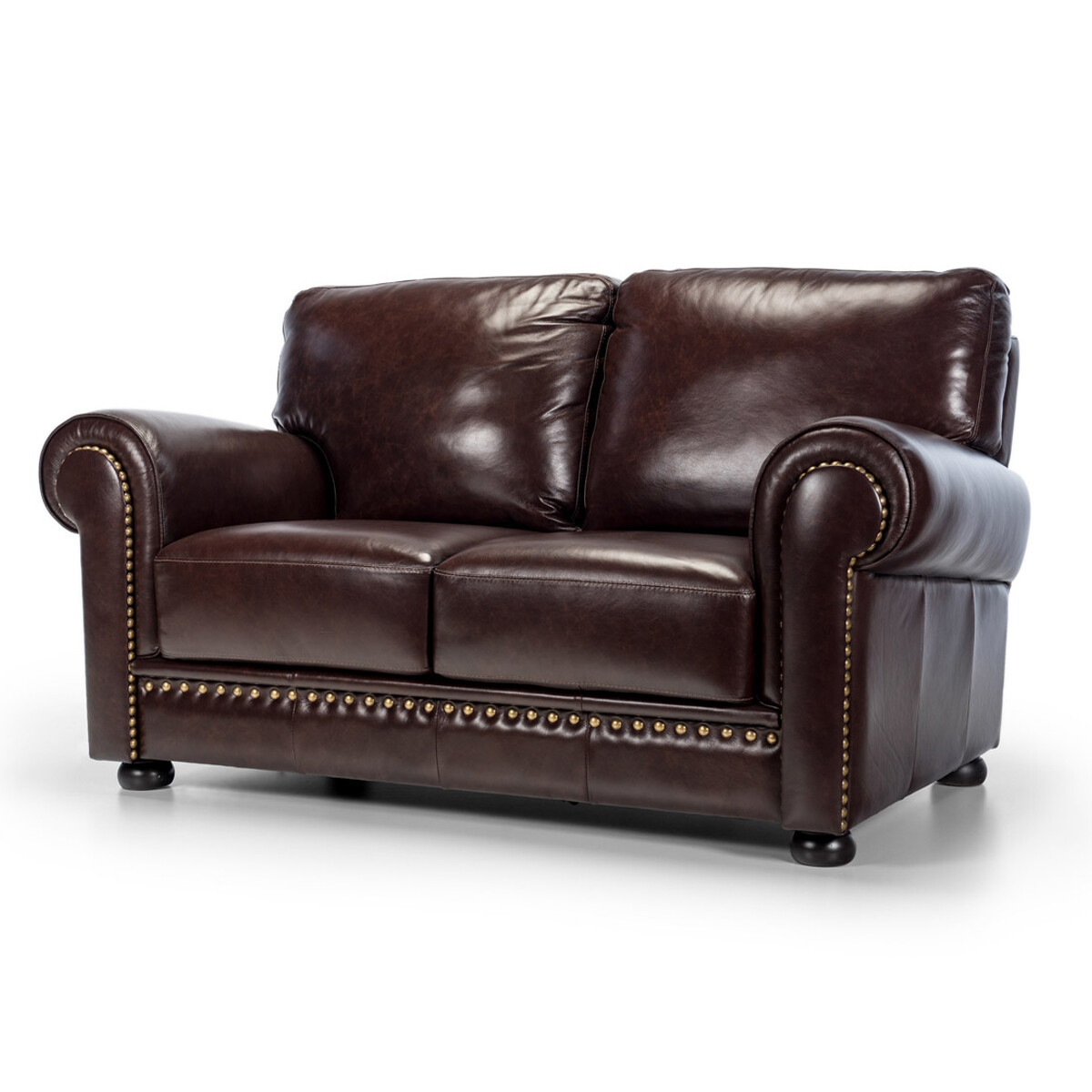 Sofá Elegance - Cuero Premium - 2 Cuerpos - Dark Wine - (Preventa) 