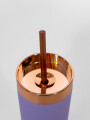 Vaso Con Tapa + Sorbito Pastel Estampado 4