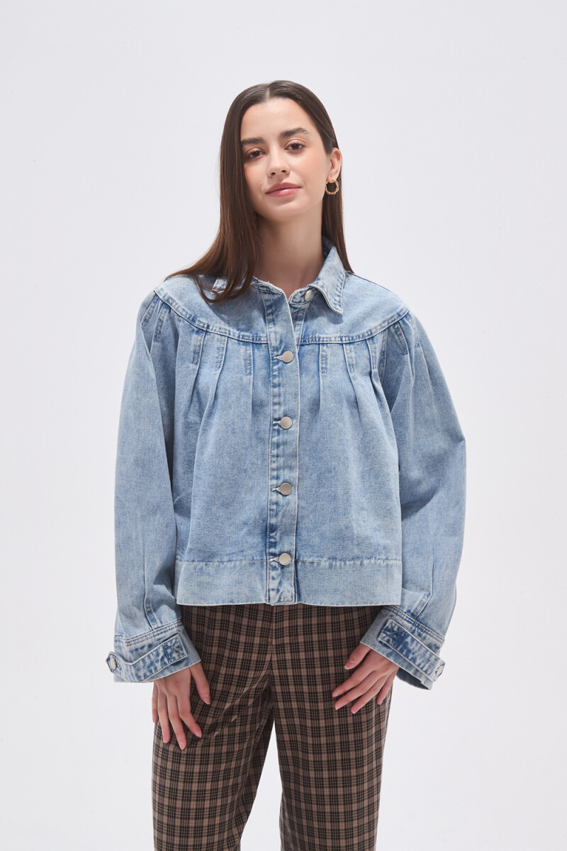 Campera Plaba - Celeste 