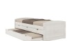 Cama Marinera 1 Plaza Madera Maciza Con Cajones - Ulli Blanco