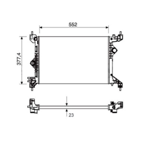 RADIADOR CHEVROLET ONIX PRISMA 1.4 SPIN 1.8 - RADIADOR CHEVROLET ONIX PRISMA 1.4 SPIN 1.8 -