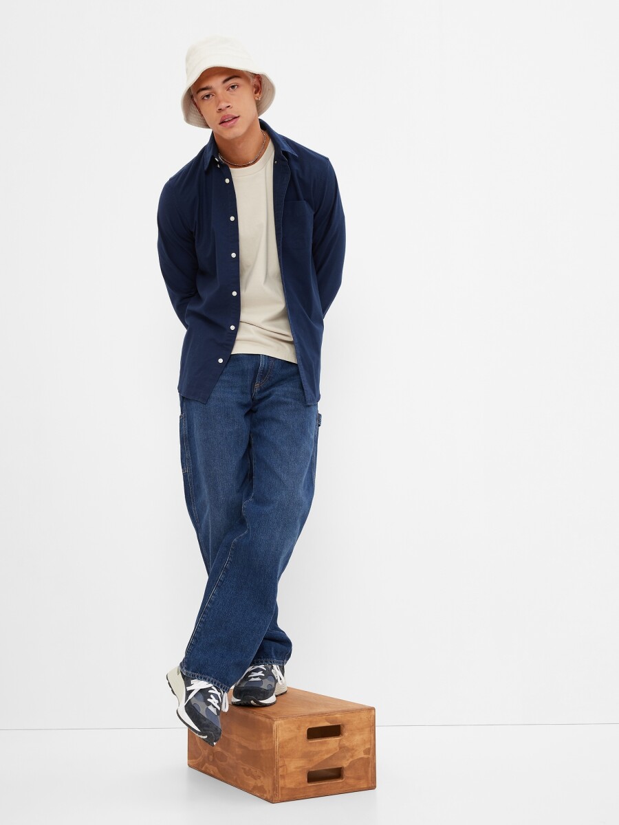 Camisa Standard Fit Hombre - Tapestry Navy V2 