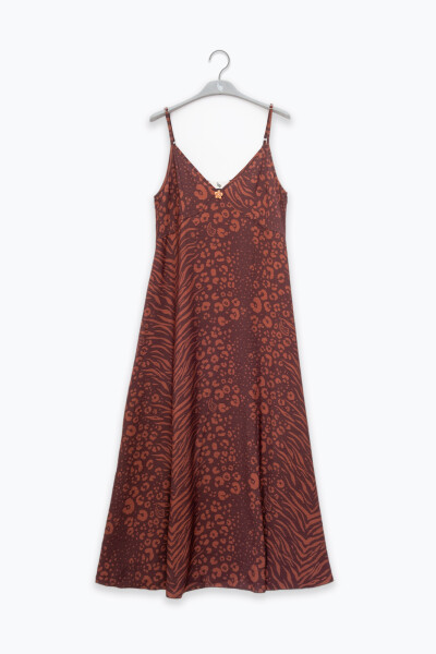 FLO DRESS Marron