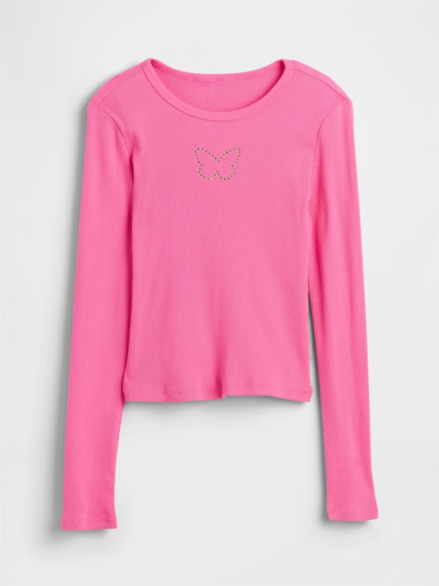 Remera Rib Niña - Love Letter 
