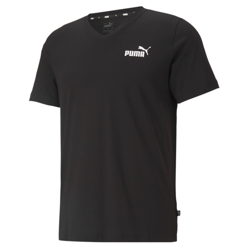Remera Essentials V Neck Tee de Hombre Negro