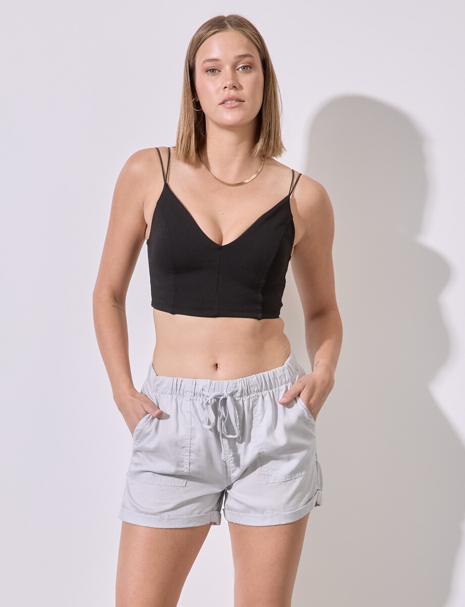 Short Tencel - Gris 