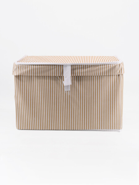 CAJA ORGANIZADORA RAYAS BEIGE