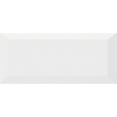 Cerámica Blanco Brillo Liso Brick 10X20Cm Pared GAMAS DE BLANCO