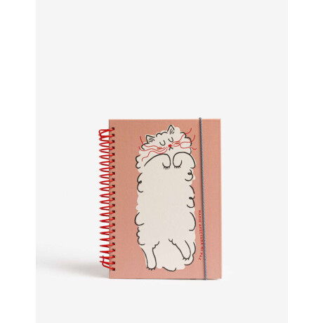 Cuaderno A5 Con Elástico ''nadie Afectará Mi Paz''cuaderno Combinacion Tricolor