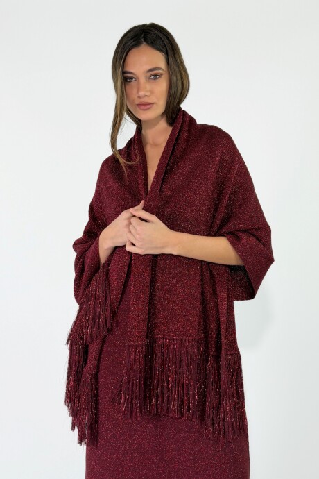 PASHMINA LUMINA Bordo