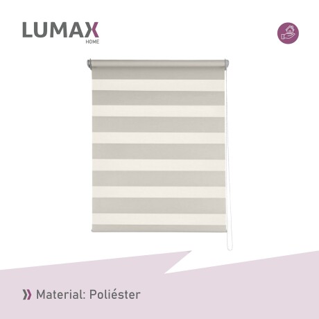 Cortina Roller Zebra Simple Lumax 1.2 X 1.6m Gran Calidad Beige