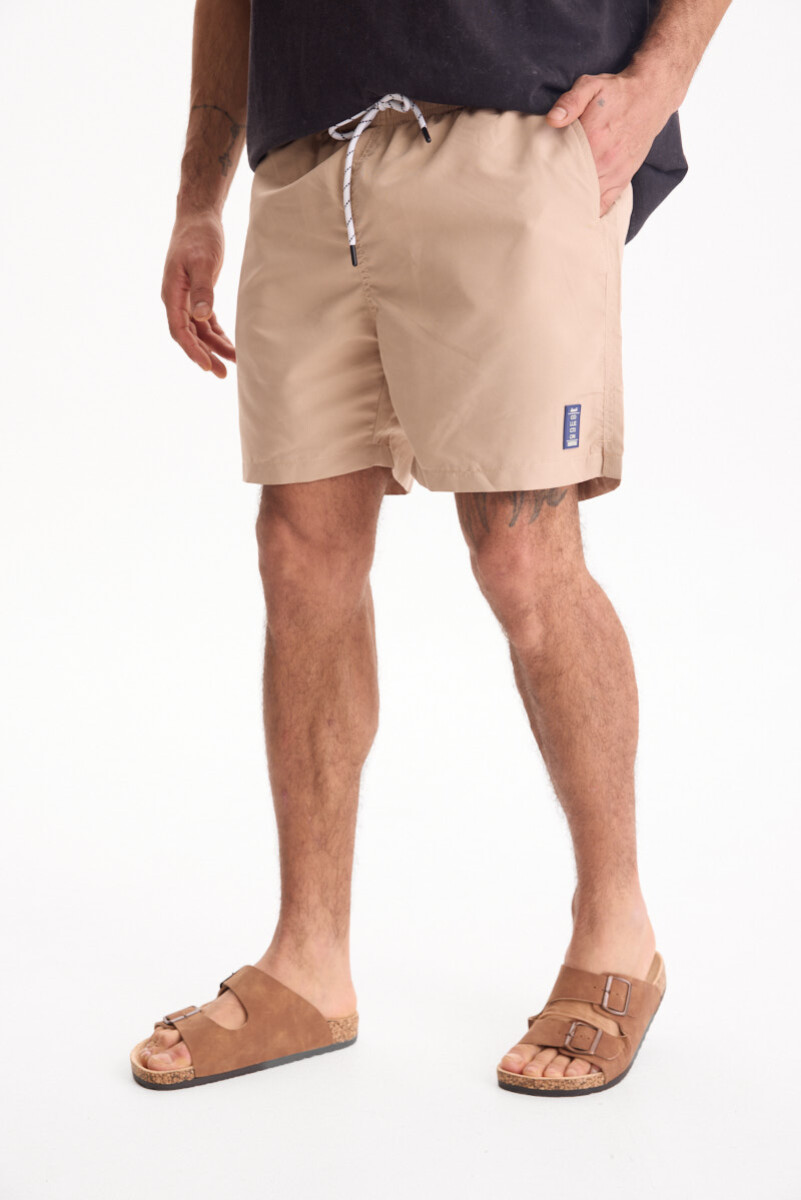 Short De Baño Tide - Beige 