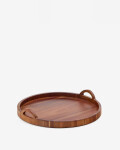 Bandeja Zoa de madera de acacia FSC 100% Ø50 cm Bandeja Zoa de madera de acacia FSC 100% Ø50 cm