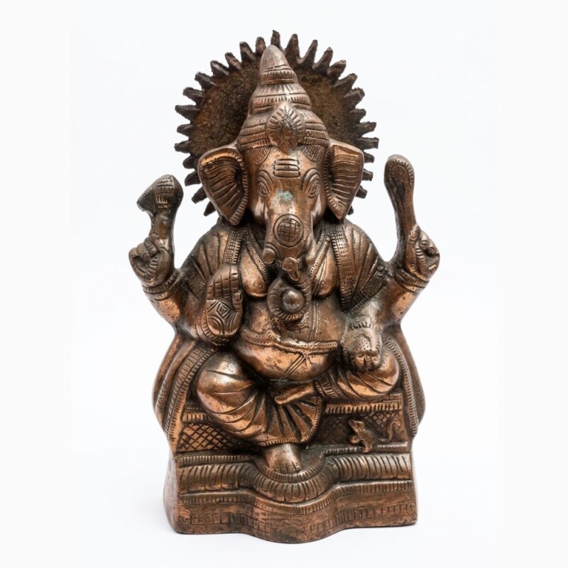 GANESH DE METAL COBRIZO 1434/31 X 20 Cm