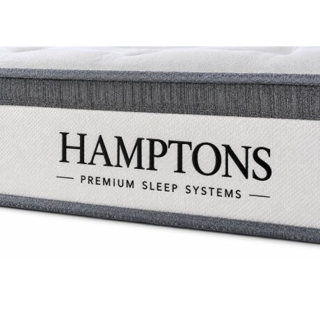 Sommier Plaza Y Media HAMPTONS Rhodium Negro