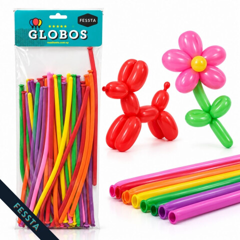 Globo Largo Surtido x50 Globoflexia Globo Largo Surtido x50 Globoflexia