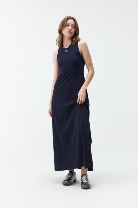 Vestido Rena Azul oscuro