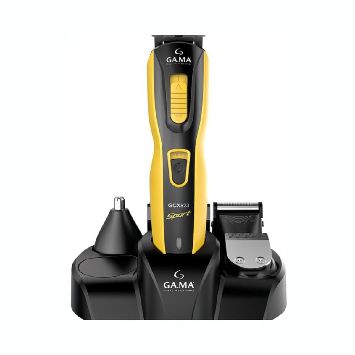 Afeitadora GAMA GCX623 Sport 12W Con Cabezales Lavables - Amarilla 