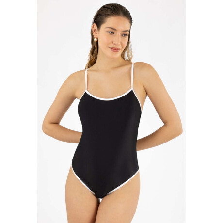 Malla paula liso Negro