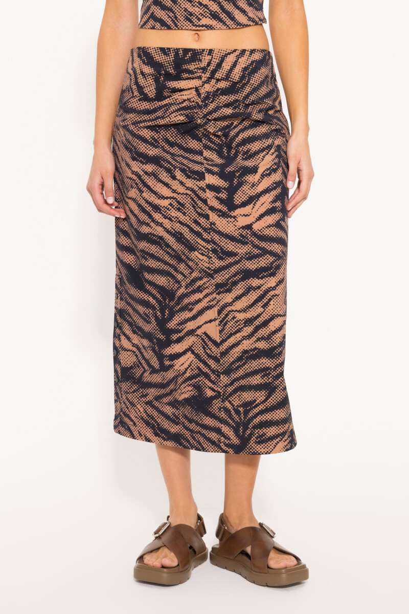 POLLERA RIO Leopardo