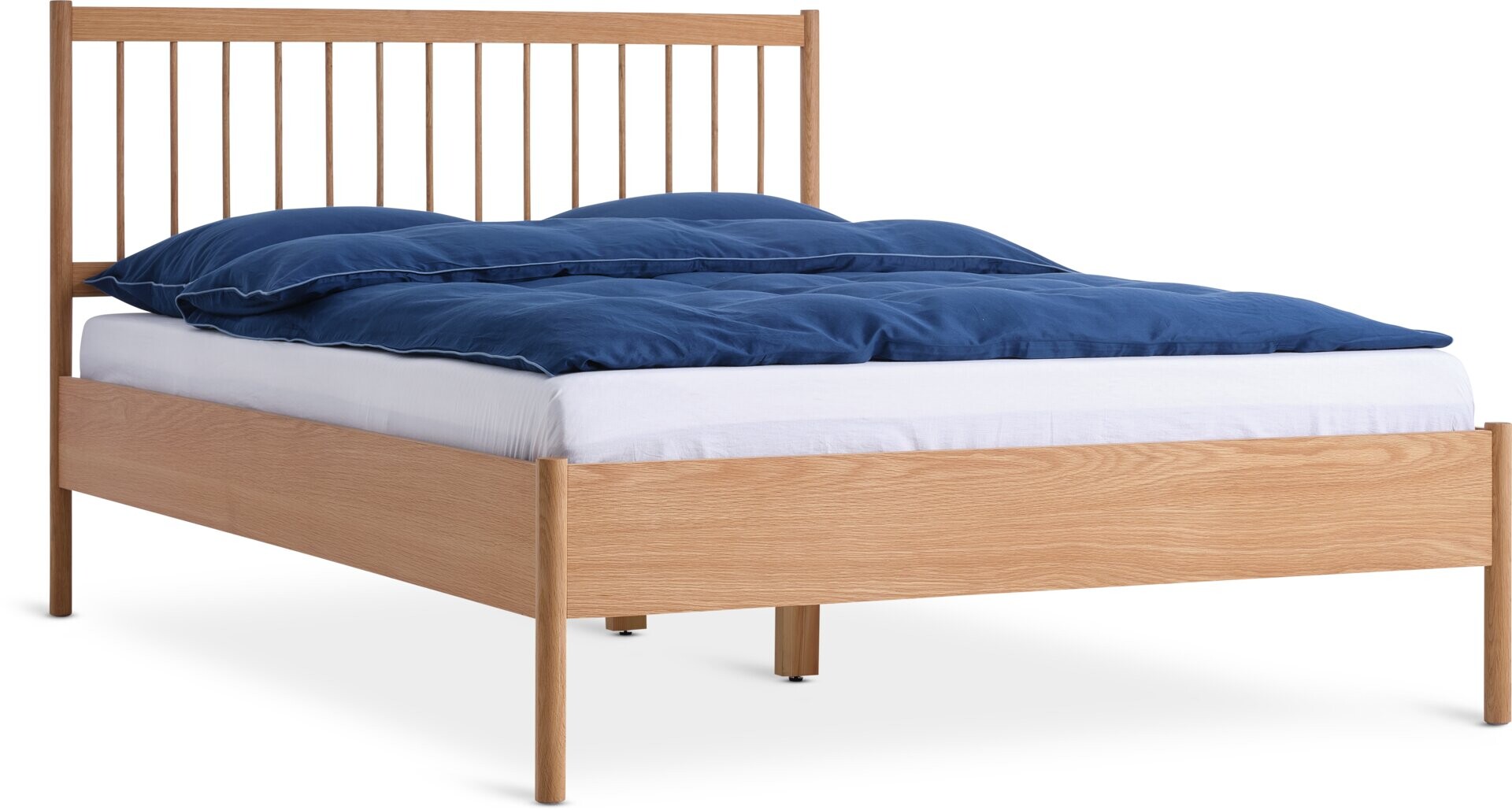 Estructura cama 140x200 STUBBERUP roble 