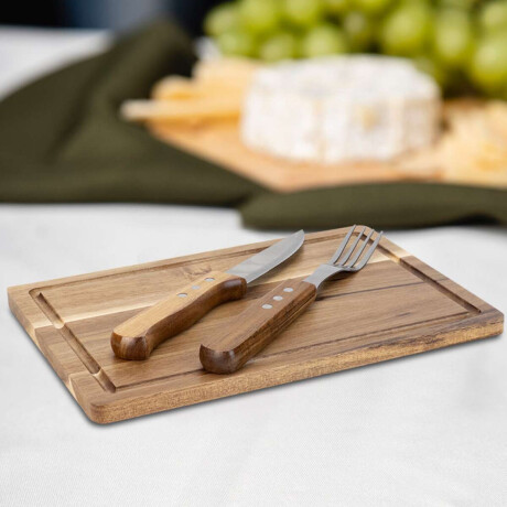 Set Asador Iberico Acacia