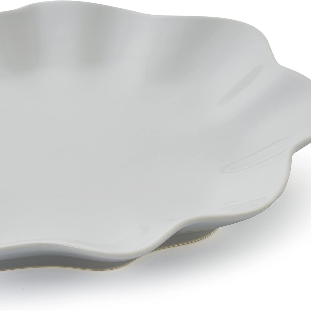 PORTMEIRION S CONRAN FLORET FUENTE PARA SERVIR GRIS PORTMEIRION S CONRAN FLORET FUENTE PARA SERVIR GRIS
