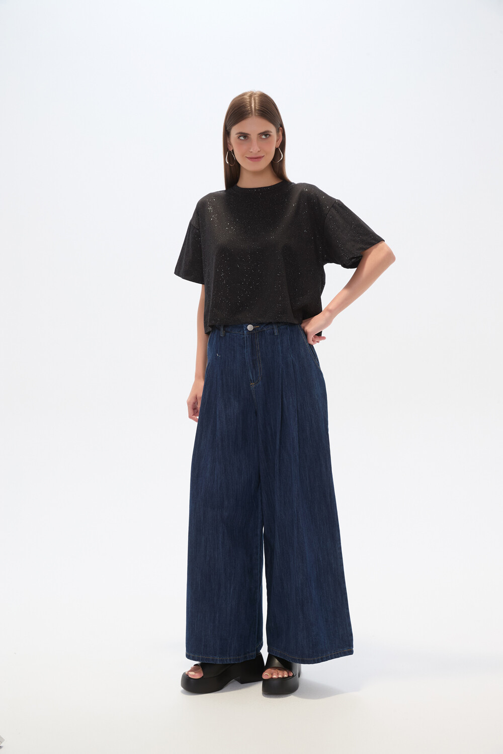 Pantalon Ariamo Azul Oscuro