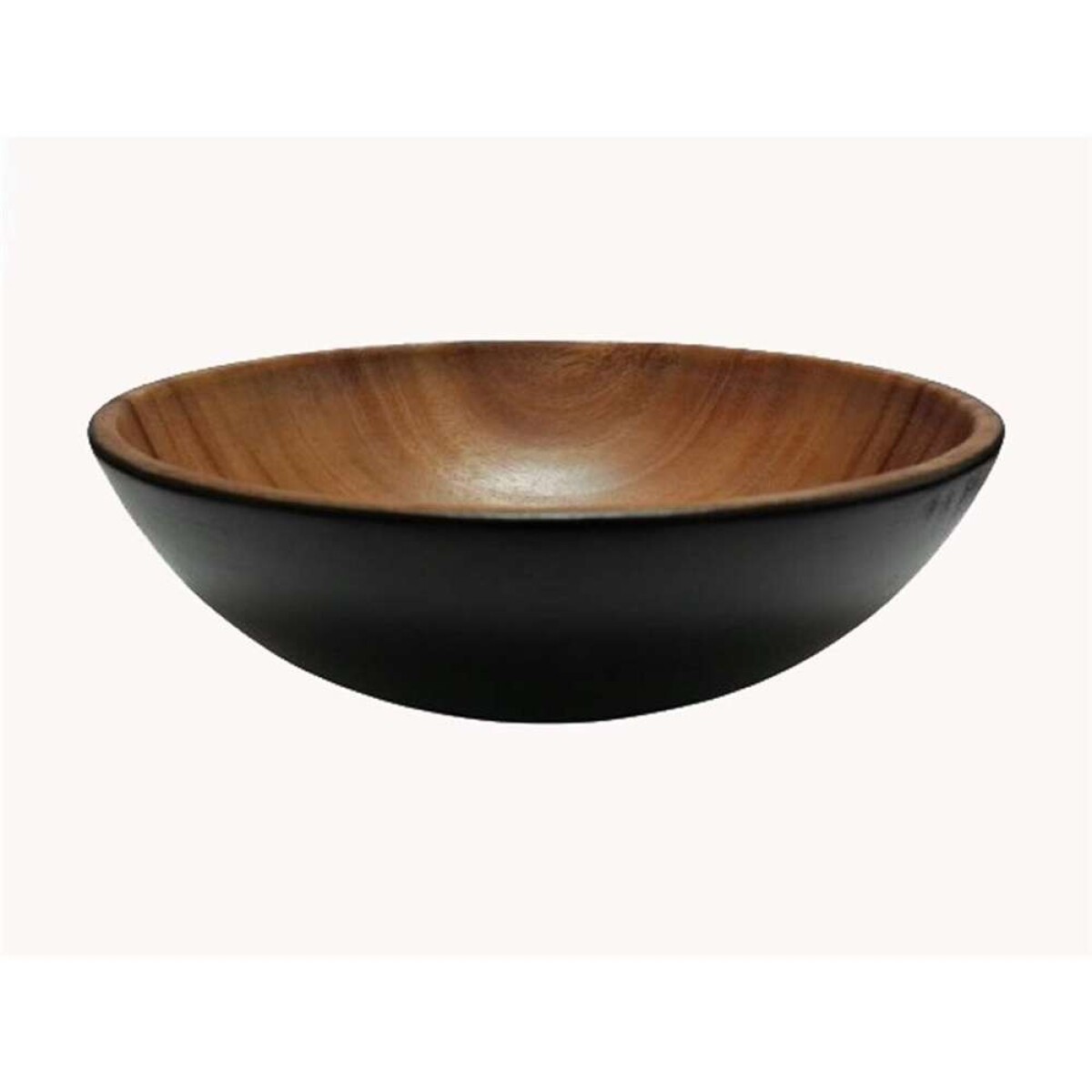 Ensaladera Red Ext Col Negro 25Dx8Cm Madera Acacia 
