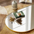 Espejo Medio Punto Entero F-m02 De 140 X 80cm DORADO