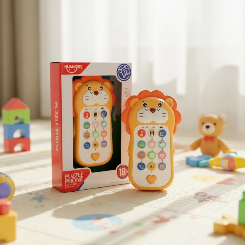 Telefono animales divertido HUANGER Leon