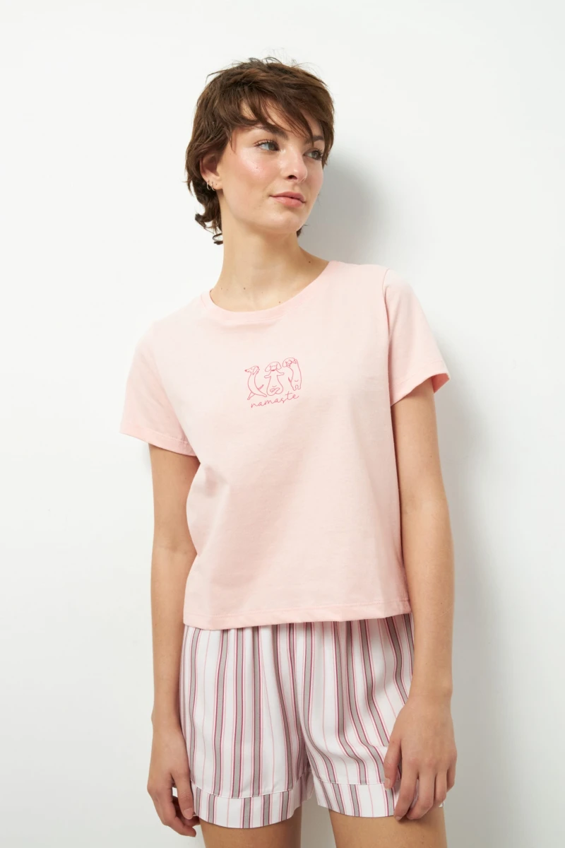 REMERA DACHI Rosado
