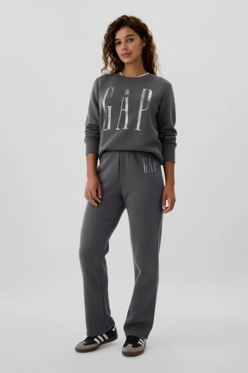 Pantalón Deportivo Sin Puño Logo Gap Mujer Cast Iron