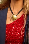Sun Necklace Negro