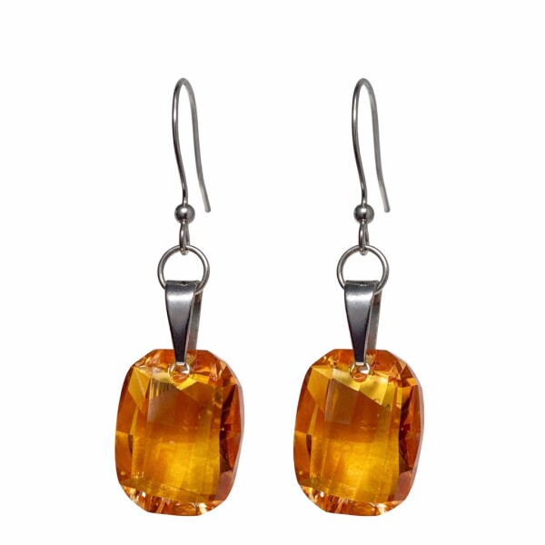 Caravanas Colgante Cristal Swarovski - Plata 925 - CA4261 sinpiedra