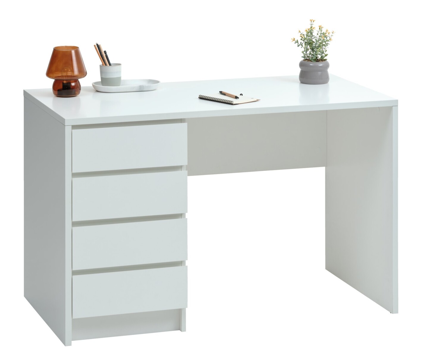 Escritorio LIMFJORDEN 60x120 4 cajones blanco 