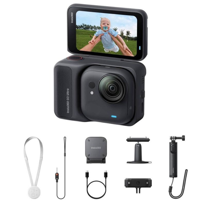 Camara Insta360 Go Ultra Action Pad Kit Black Camara Insta360 Go Ultra Action Pad Kit Black