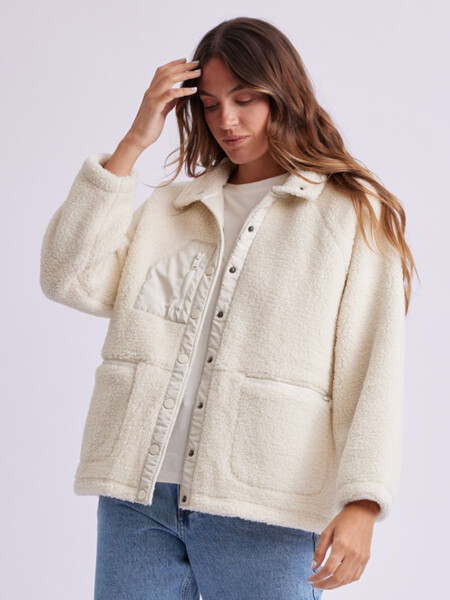 Campera Sherpa Crudo