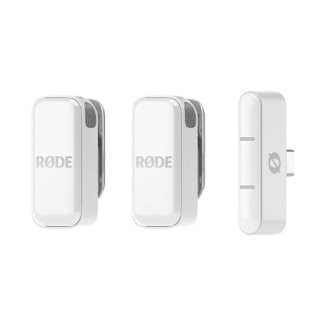 Microfono Usb Rode Wireless Micro C Blanco Con Usb-c Para Telefonos Microfono Usb Rode Wireless Micro C Blanco Con Usb-c Para Telefonos
