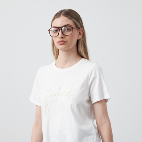 REMERA ADORE Blanco